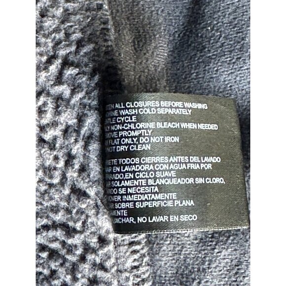 Gerry Men's Size L Blue Textured Waffle Knit Fleece-Lined Full Zip Jacket - Picture 6 of 11